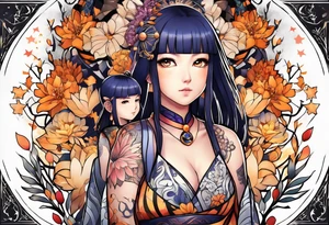 Hinata and hanabi tattoo idea