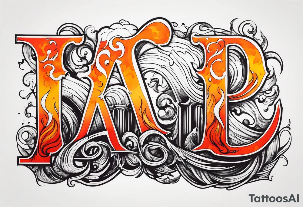 Valhalla on  fire tattoo idea