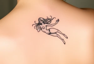 Freediver 
Woman tattoo idea