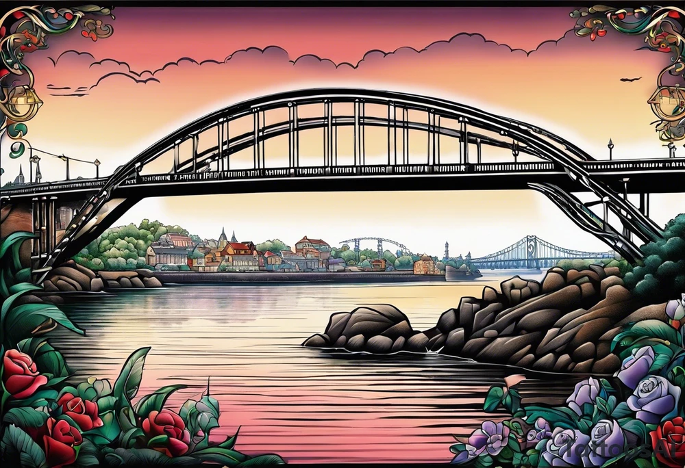 bridge tattoo idea