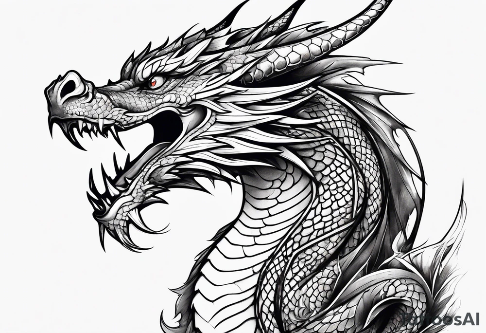 dragon tattoo idea