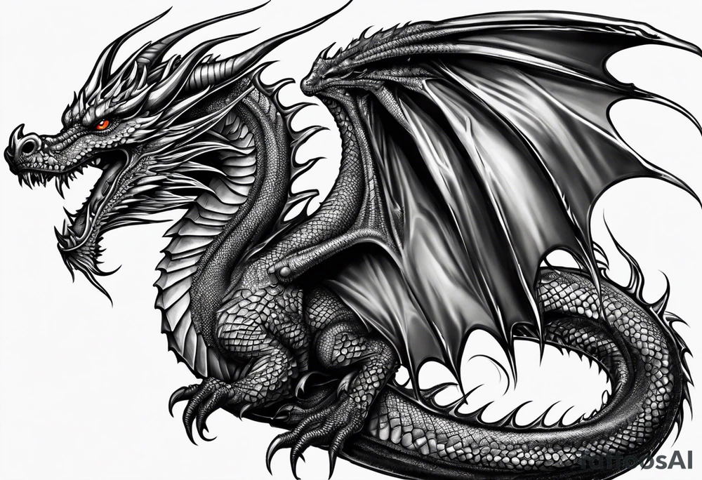 Dragon tattoo idea