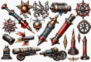 artillery tattoo idea