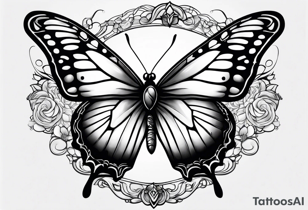 borboleta tattoo idea