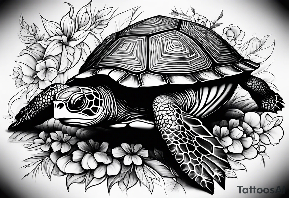 Turtle tattoo design tattoo idea