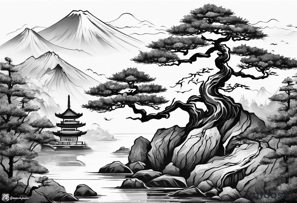 bonsai tattoo idea