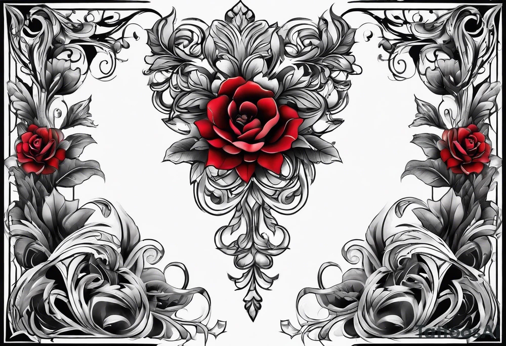 Full leg tattoo sleeve square tattoo idea