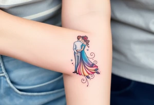 Husband and wife couples tatoo tattoo idea