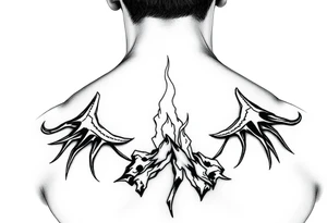 Rising from being extinguished tattoo idea