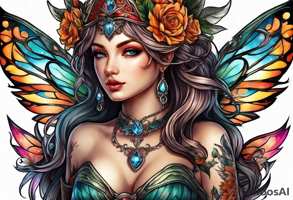 fairy tattoo idea