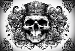 skull tattoo idea