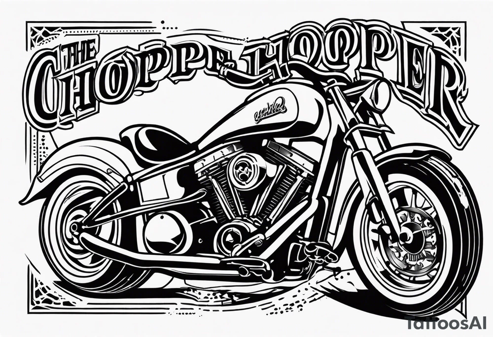 GET TO THE CHOPPER tattoo idea
