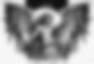 Angel with long sword atop a demon slain tattoo idea