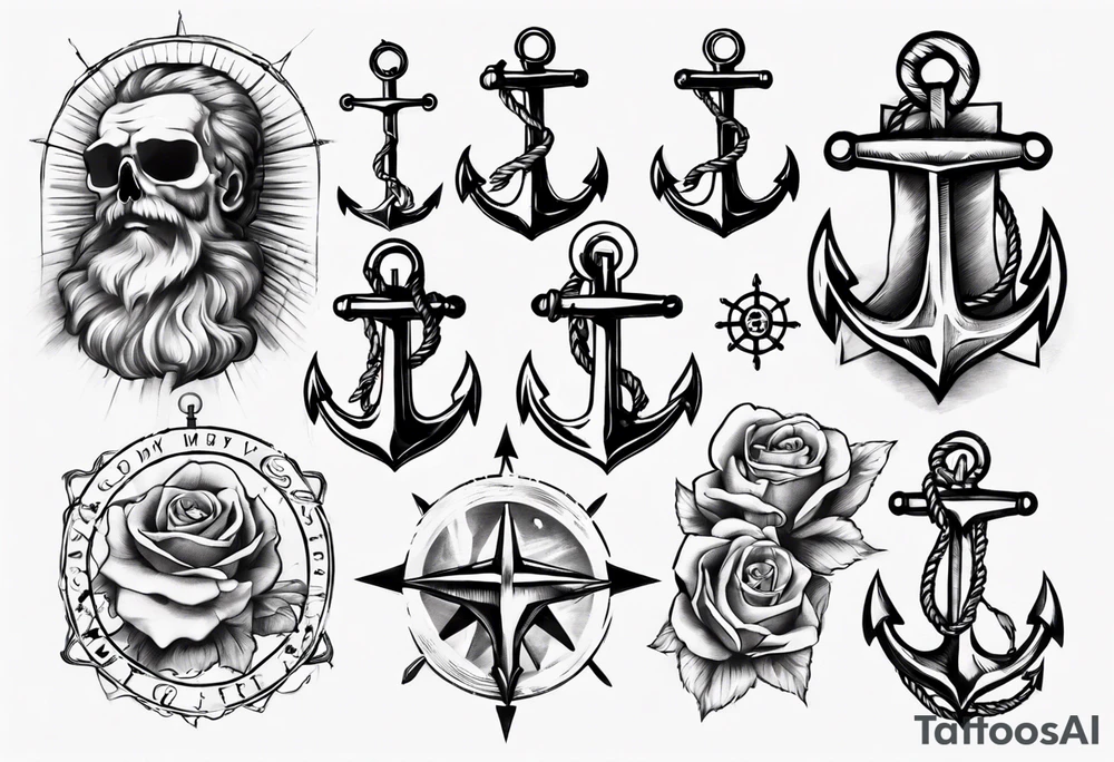 God is my anchor tattoo idea