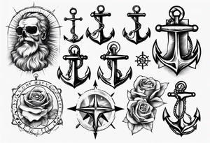 God is my anchor tattoo idea