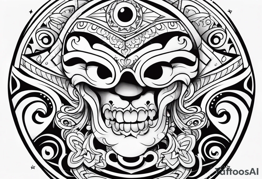 numero 23 chicano ghotico tattoo idea