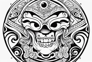 numero 23 chicano ghotico tattoo idea