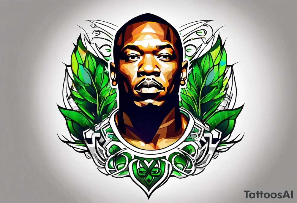 Dr dre green tattoo idea