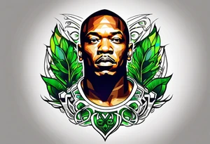 Dr dre green tattoo idea