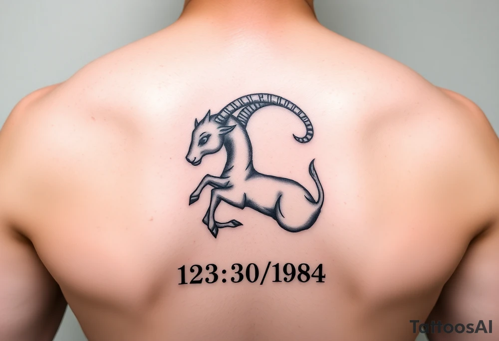 Capricorn 12/30/1984 tattoo idea