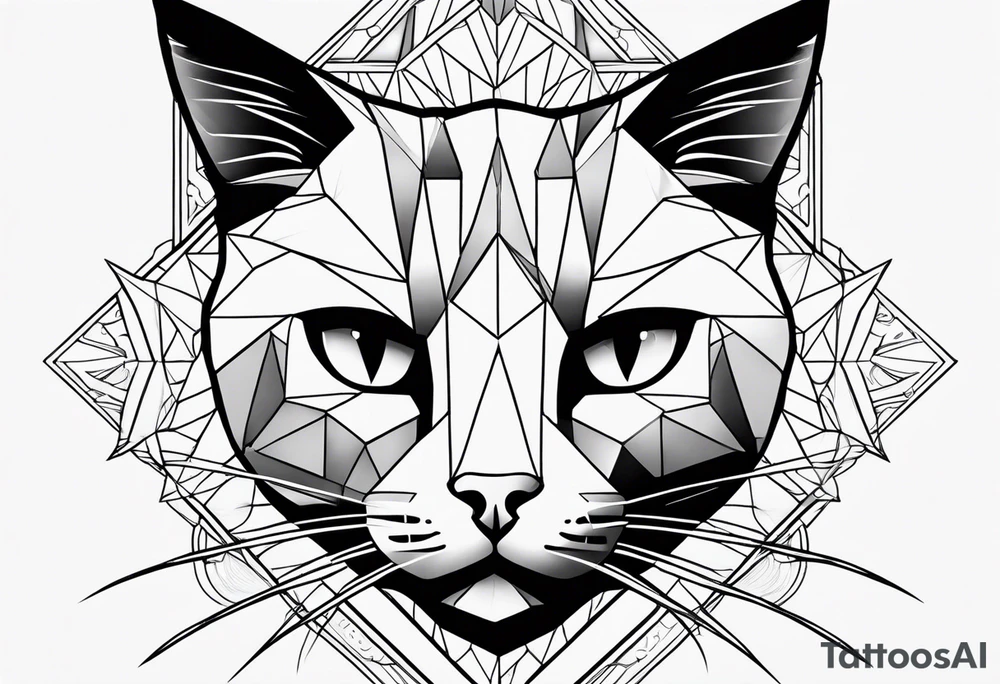 Black Cat tattoo idea