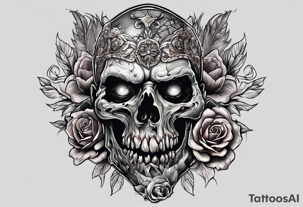 Zombie tattoo idea