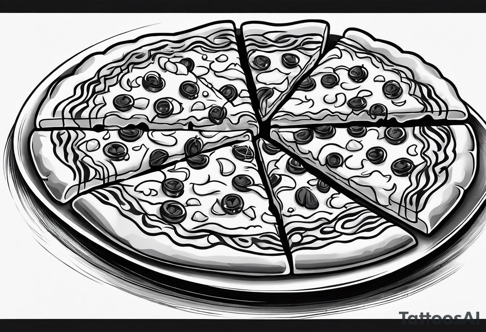 pizza tattoo idea
