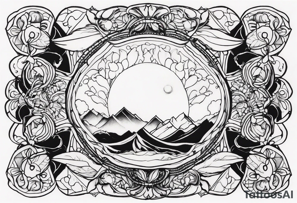 Depression tattoo idea