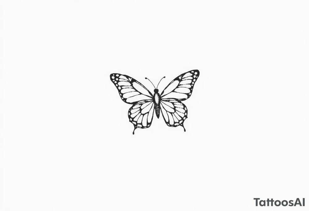 Chain link chain, butterfly, i ♥️ u alan knutson, you're my person tattoo idea