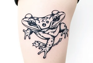 Toad sage japanese traditional tattoo idea