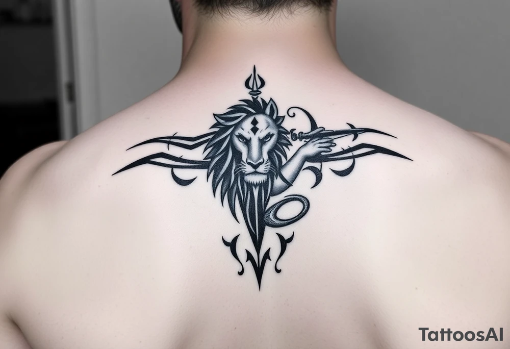 Leo zodiac sign and Sagittarius together tattoo idea