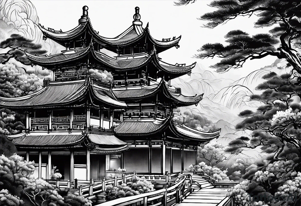 Great chinesischen wall tattoo idea