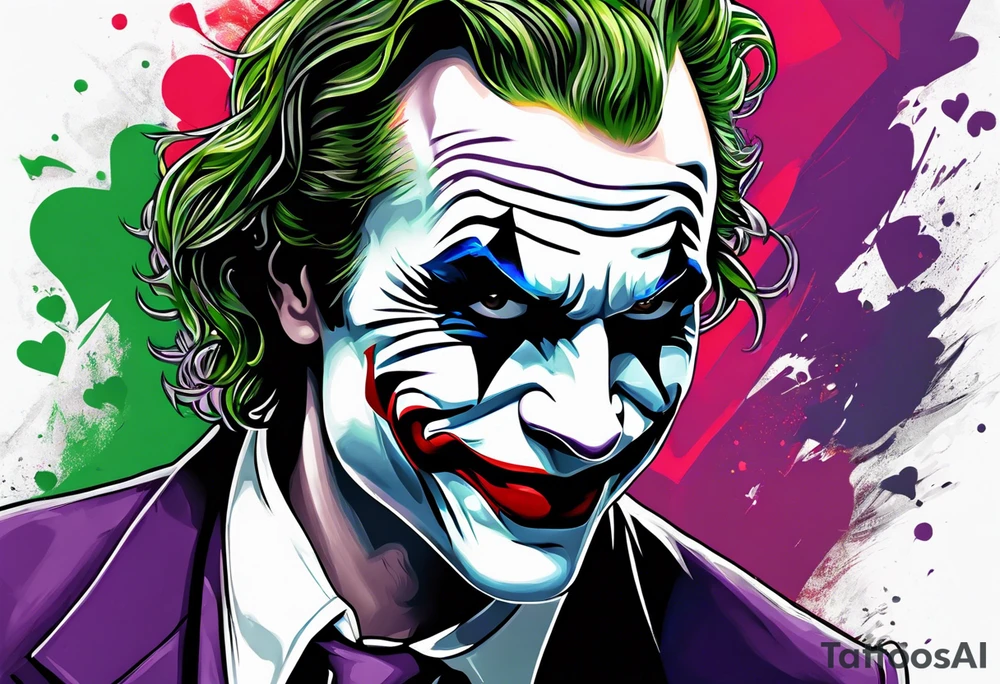 a joker tattoo idea