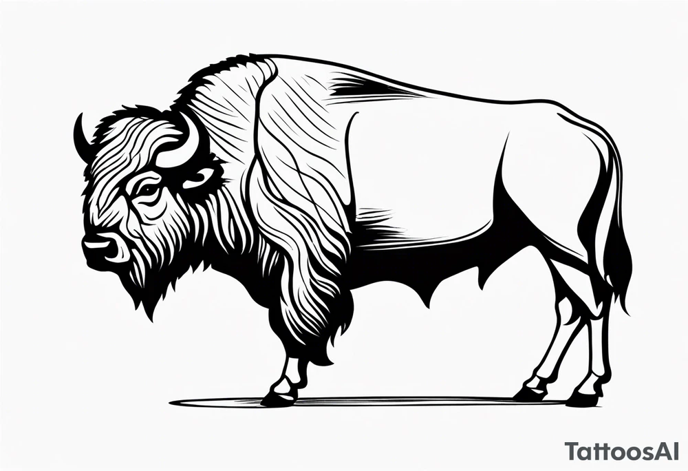 Buffalo tattoo idea