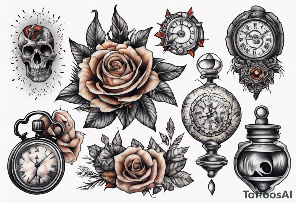 lost in time tattoo idea