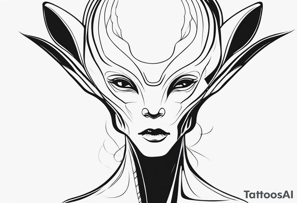 alien tattoo idea