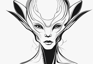 alien tattoo idea