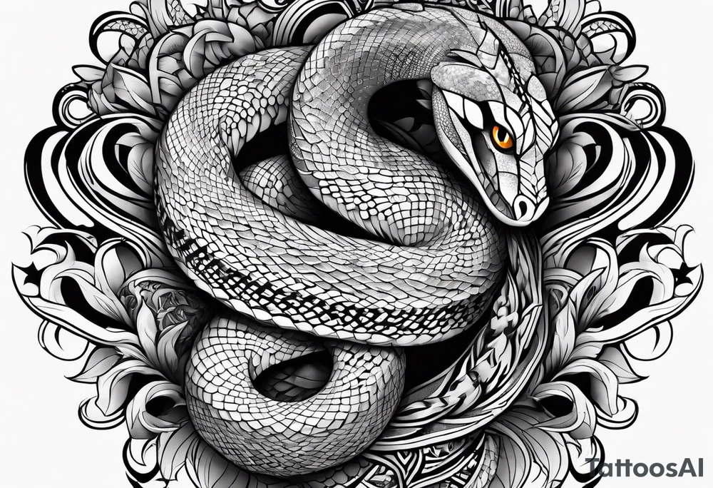 snake tattoo idea
