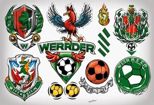 werder bremen fußball tattoo idea