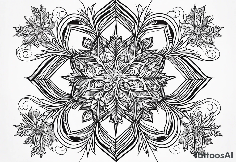 Snowflakes, small tattoo idea
