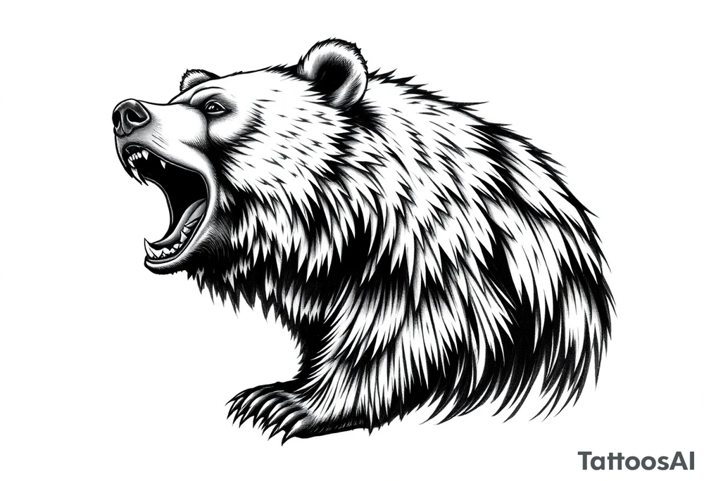 Bear tattoo idea