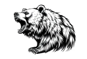 Bear tattoo idea