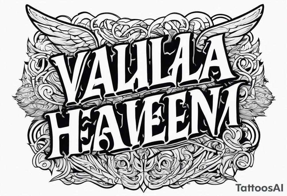 Valhalla heaven tattoo idea