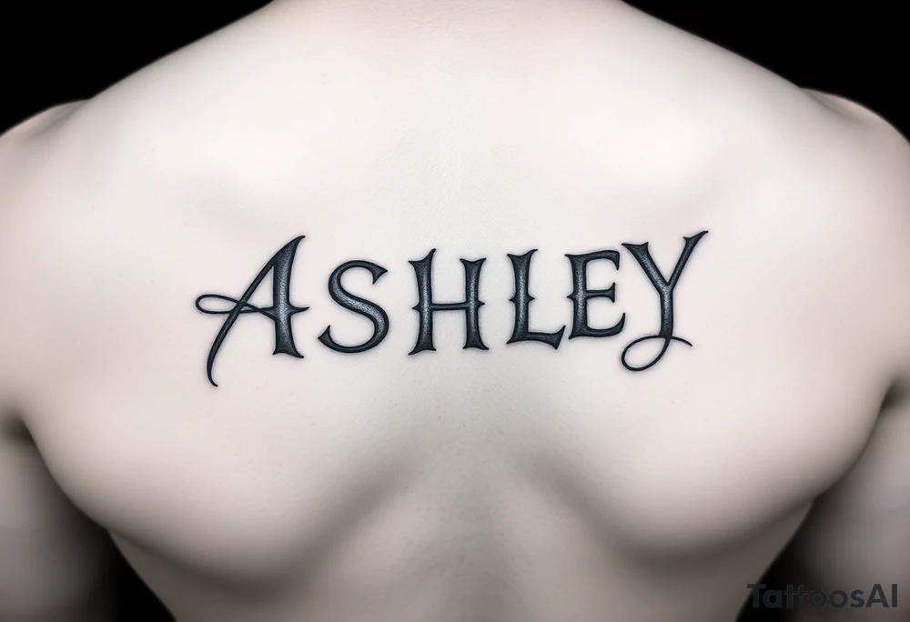 Name
Tattoo: ASHLEY tattoo idea