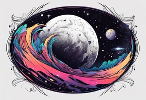 Void in space tattoo idea