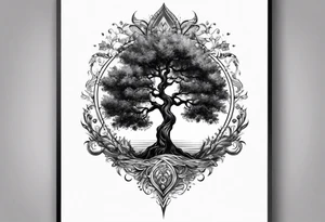 árbol de vida tattoo idea