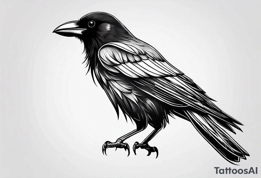 simple crow tattoo line artwork looking for the top down tattoo idea simple crow tattoo line artwork looking for the top down tattoo idea