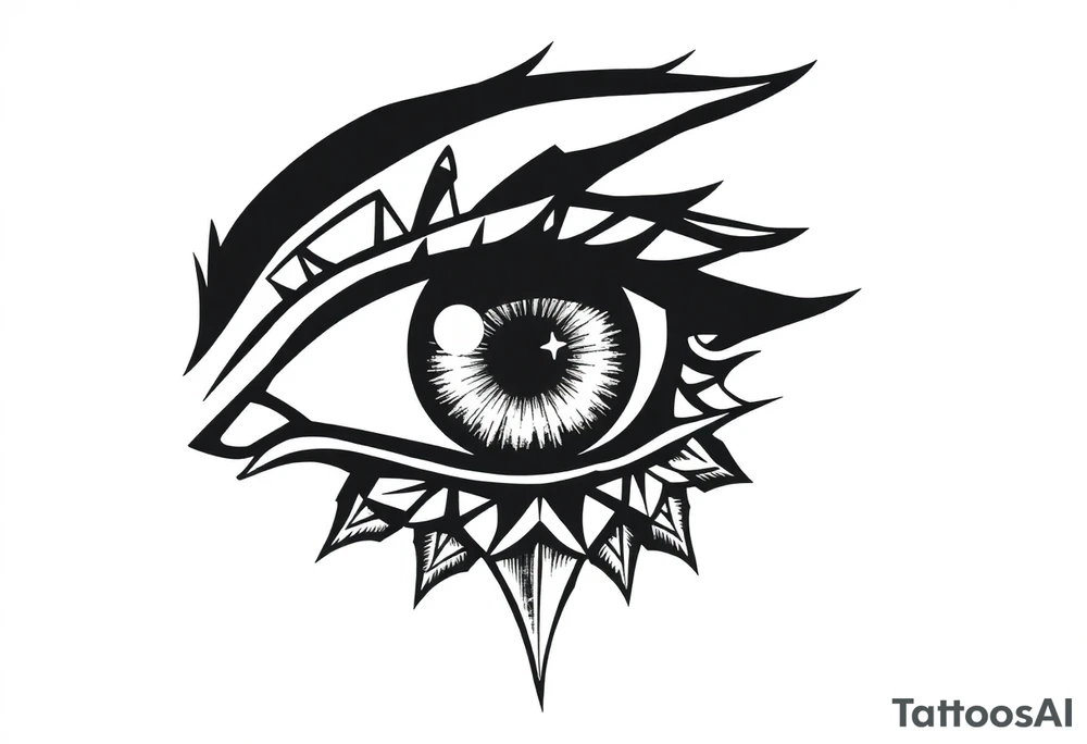 Eye tattoo idea
