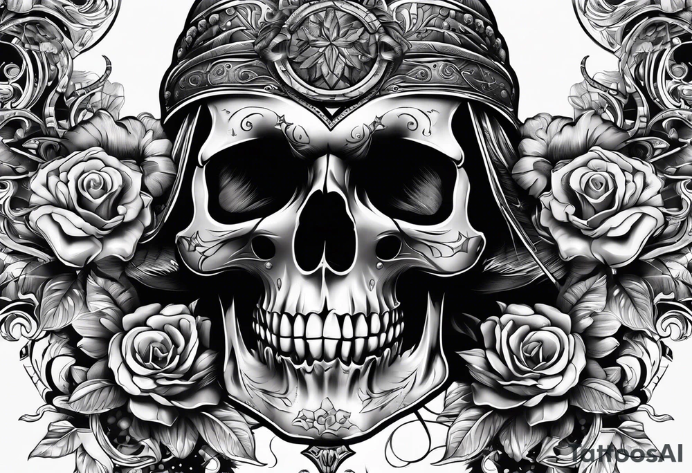 skull tattoo idea