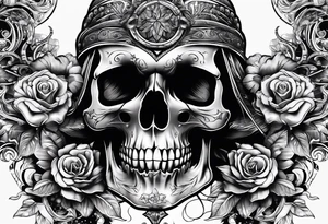 skull tattoo idea